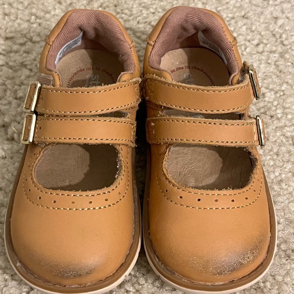 Stride Rite Stylish Tan Toddler Shoes